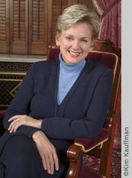 Executive portriat of Michigan Governor Jennifer Granholm for public relations purposes