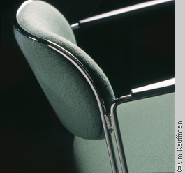 abstract photograph of chair by still life photographer kim kauffman done in the studio