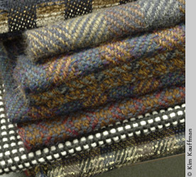 off-body photo of sweaters by product photographer kim kauffman for retail store advertisement